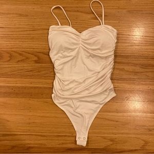 Express White Bodysuit Small